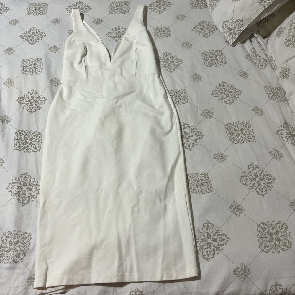 Lulus white midi dress